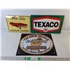 Image 1 : (3) Vintage Style Metal Signs Up to 16" x 12.5"
