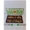 Image 1 : (2) Novelty License Plates- Corner Gas, Other
