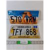 Image 1 : Utah & Nebraska License Plates