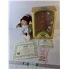 Image 1 : Cabbage Patch Doll & Certificate of Adoption