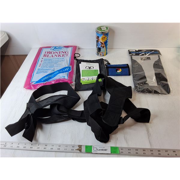 Ironing Blanket, Wallet, Posture Corrector, Misc.