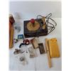 Image 2 : RCA Victor Record Player- Powers On/As Is, Curtain Hooks, Misc.