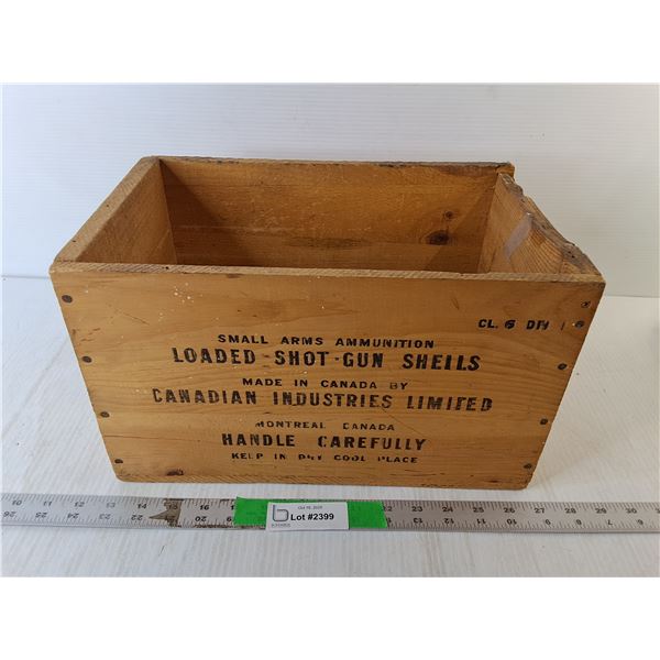 C-I-L Ammunition Box 14" x 9" x 8.25"