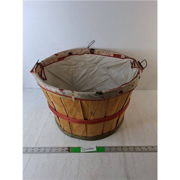 Orchard Bushel Basket 17.75" Diameter, 11.75" Tall - PICK UP