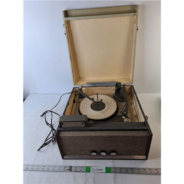 Viking Record Player- Powers On, As Is -  PICK UP ONLY