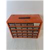 Image 2 : Metal Storage Shelf with Drawers 12" x 6" x 9.5" - PICK UP