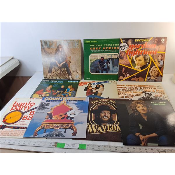 (10) Records- Gordon Lightfoot, Chet Atkins, The Monkees, Misc.