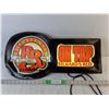 Image 1 : Rickard's Red Light Up Sign- Powers On 26.5" x 5" x 13" - Cannot Ship