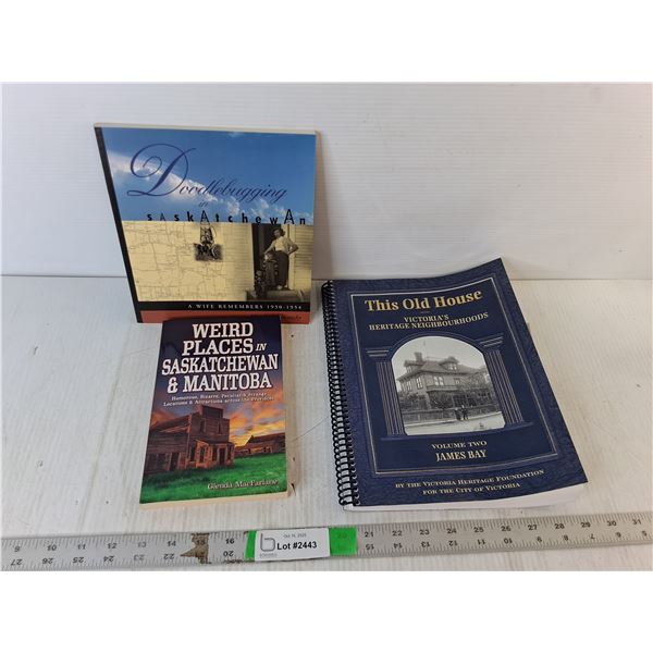 (3) Books- Saskatchewan, Victoria