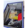 Image 3 : Plastic Tote 18.5" x 13.75" x 9.5", Suglasses, Vintage Nabob Containers, Misc. Cannot Ship