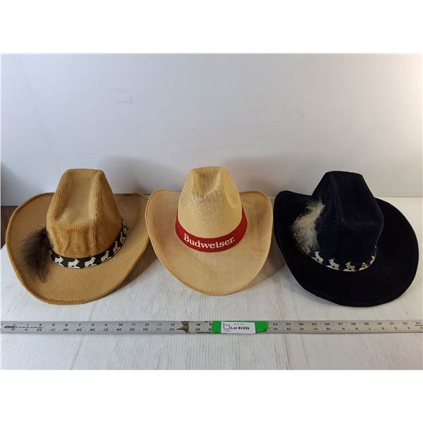 (3) Cowboy Hats- L/57