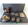 Image 1 : Copper & Silver Plated Dish Lot