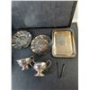 Image 2 : Copper & Silver Plated Dish Lot