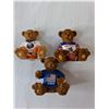 Image 2 : (5) Power Play Teddy Figurines, NIB
