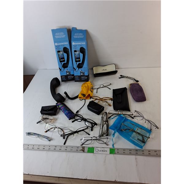 (2) Gadgetree Mobile Handset, Eyeglasses & Cases