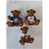 Image 2 : (6) Power Play Teddy Figurines, NIB