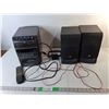 Image 1 : JVC Radio/Cassette/CD Player with Remote & (2) Speakers- Powers On