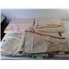 Image 1 : (2) Curtains 44" Long x 33" Wide, (2) Bedsheets- Approx. Double