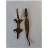 Image 2 : Brass Alligator Figurine 12.75" Long