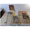 Image 1 : Vintage Newspapers, Calendar, Vehicle Guide