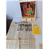 Image 3 : Vintage Newspapers, Calendar, Vehicle Guide