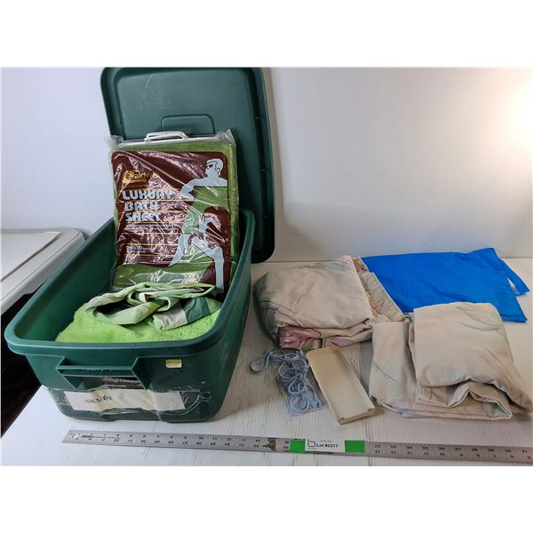 Tote 23.5" x 15.25" x 8.5", Bath Towels, Shower Curtains, Cannot Ship