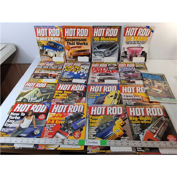 (16) Hot Rod Magazines