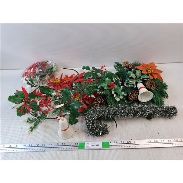 Artificial Christmas Flowers/Decorations