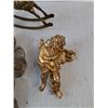 Image 4 : Brass Desktop Rocking Horse Decor, Angel Ornament and Wall Decor