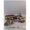 Image 1 : Vintage Christmas Tree Light Bulbs, Ornaments