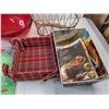 Image 5 : Recipe Magazines, Plastic Bowls, Basket, Misc