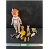 Image 1 : Vintage Plastic Doll, Various Toys