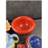 Image 4 : Pottery Tea Pots, Ceramic Dish, Glass Bowl