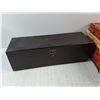 Image 2 : Wicker Storage Case, Wooden Storage Box 14" x 4" x 4"