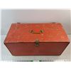 Image 2 : Wooden Tool Box 21" x 10" x 10", Cannot Ship