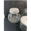Image 2 : (3) Glass Cookie Jars - PICK UP