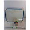 Image 1 : Magnetic Spelling Board 21" x 16", Alphabet Magnets