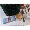 Image 3 : Vintage Foot Stool, Silverware, Vintage Packing, Perfume Bottle, Misc