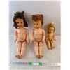 Image 1 : (3) Vintage Plastic Dolls