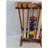Image 2 : Vintage Wooden Croquet Set - Cannot Ship