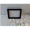 Image 2 : Various Necklaces, Jewelry Parts, Picture Frame 8" x 6"