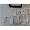 Image 3 : Various Necklaces, Jewelry Parts, Picture Frame 8" x 6"