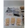 Image 2 : Sunglasses, Sunglass Clips, Foot Pads, Fangea Hair Brushes - New