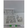 Image 1 : Picture Frame 6" x 8", Earrings - Authenticity Not Guaranteed