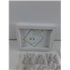 Image 2 : Picture Frame 6" x 8", Earrings - Authenticity Not Guaranteed