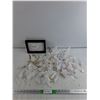 Image 1 : Photo Frame 6" x 8", Various Jewelry and Parts - Authenticity Not Guaranteed