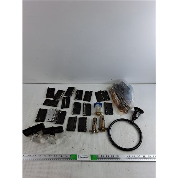 Door Hinges, Door Knobs, Door Locks, Bathroom Towel Holder