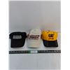 Image 1 : (3) Racing Hats-National Guard,CAT,and  Nascar 2002 Champion