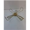 Image 2 : Vintage MCM Wire Lazy Susan and Brass Planter
