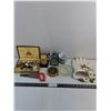 Image 1 : Misc Items-Pencil Sharpener,Pins,Saw,AshtrayCeramic Hand
